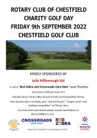 Charity Golf Day - Friday 9th September 2022